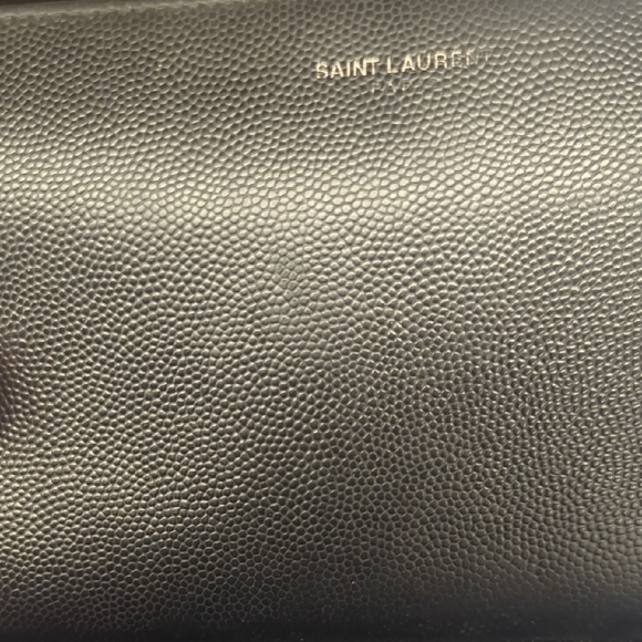 Saint Laurent Textured Black Wallet - Picture 8 of 16